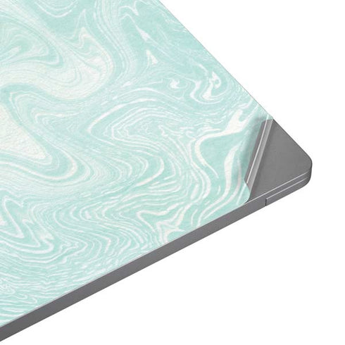 Marbleized Mint Universal Laptop 15in (12.2 x 8.8in) Skin